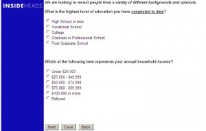 InsideHeads research screening questionnaire